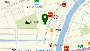 バイクショップマルティ松江店の地図画像