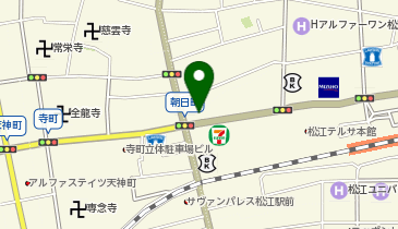 アデランス松江の地図画像