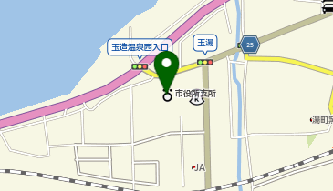 松江市 玉湯公民館の地図画像