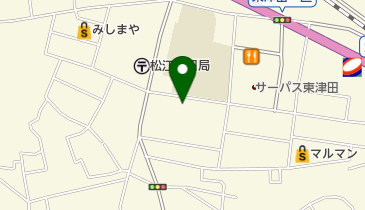 松江市 津田公民館の地図画像