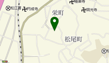 松江市 松尾会館の地図画像