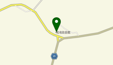 和名佐公民館の地図画像