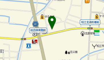 瞳エコール・ドゥ・バレエ松江スタジオの地図画像