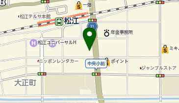 宗教法人松江ナザレン教会の地図画像