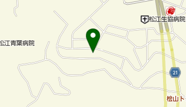 松江日本キリスト会の地図画像