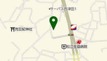 末日聖徒イエス・キリスト教会松江ワードの地図画像