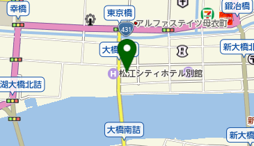 株式会社ティーネットジャパン松江営業所の地図画像