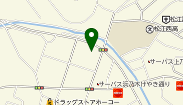 酒ゴリラ松江乃木店の地図画像