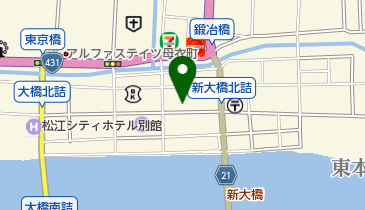 米田醤油店の地図画像