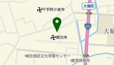 光徳寺の地図画像