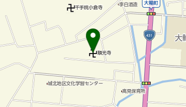 順光寺の地図画像