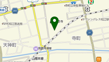 誓願寺の地図画像