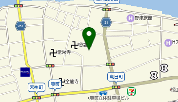 長満寺の地図画像