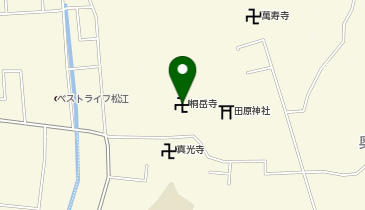 桐岳寺の地図画像