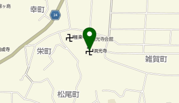 洞光寺の地図画像