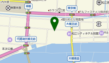 岸ボタン店の地図画像