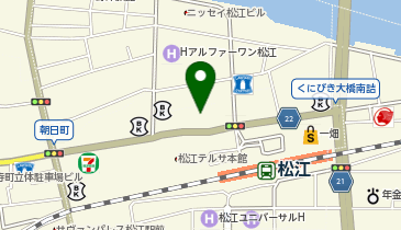 株式会社帝国データバンク松江支店の地図画像