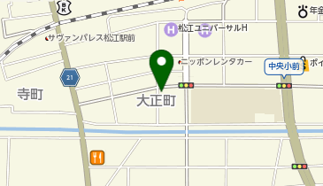 西尾食品店の地図画像