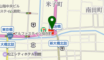 朝日新聞社松江総局の地図画像