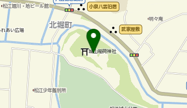 城山稲荷神社の地図画像