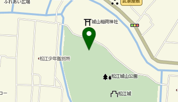 松江護国神社の地図画像