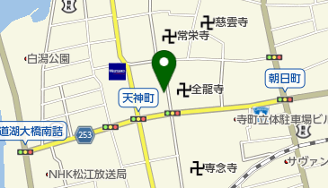 まつもと生花店 寺町店の地図画像