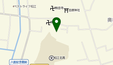 有限会社松江測地社の地図画像
