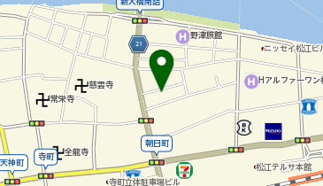 有限会社魚清の地図画像