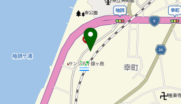 袖師焼窯元・袖師窯の地図画像