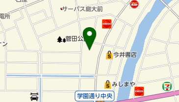 ひまわり動物病院の地図画像