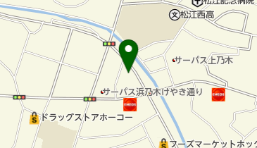 メガネのナガヤの地図画像