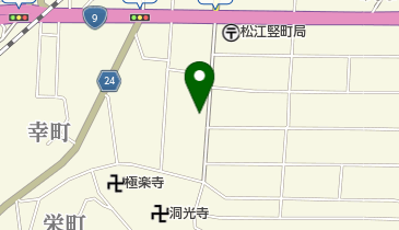 川津理容室の地図画像