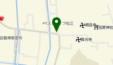 ヘアーサロンパートナーの地図画像