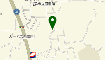 やまぐち理容の地図画像