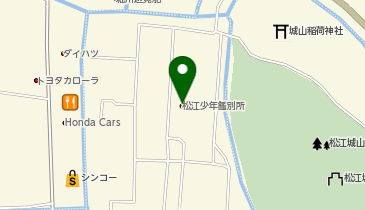 松江少年鑑別所の地図画像