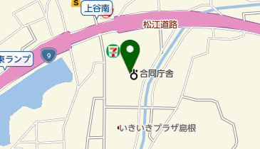 島根県松江合同庁舎 案内窓口の地図画像