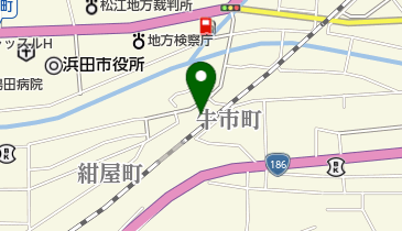 ひかわ洋品店の地図画像