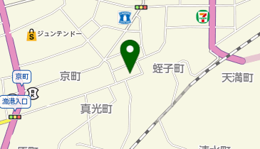 とのうら化粧品店の地図画像