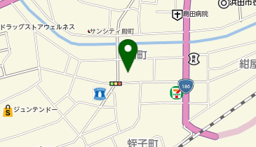 ビューティショップはらの地図画像