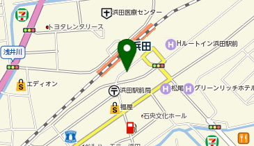 山田化粧品店の地図画像