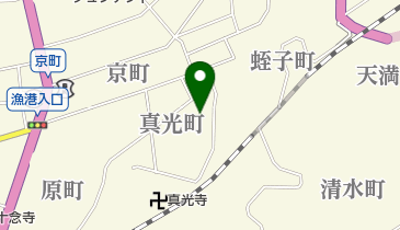 洞泉寺の地図画像