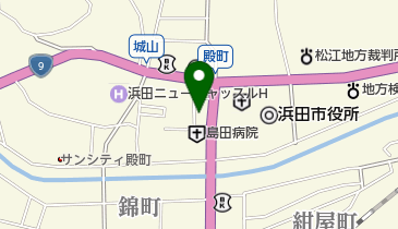 益田信用組合浜田支店の地図画像