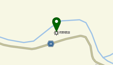 河野建設株式会社生コン工場の地図画像