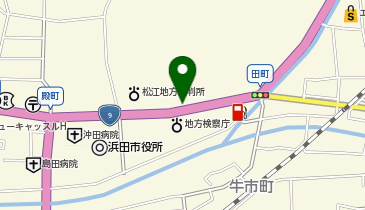 ジブラルタ生命保険株式会社 松江支社浜田営業所の地図画像