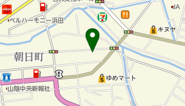 鬼城理容院の地図画像