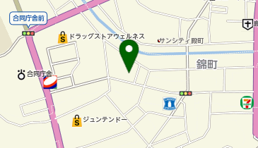 新宅理容店の地図画像