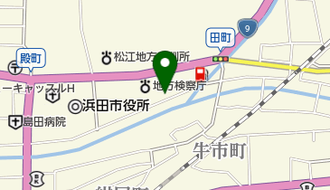 浜田労働基準監督署の地図画像