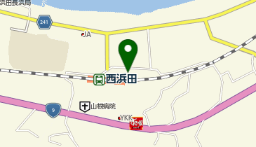 浜田市役所 長浜行政窓口の地図画像