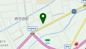有限会社藤井硝子店の地図画像