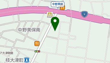 古角マッサージの地図画像